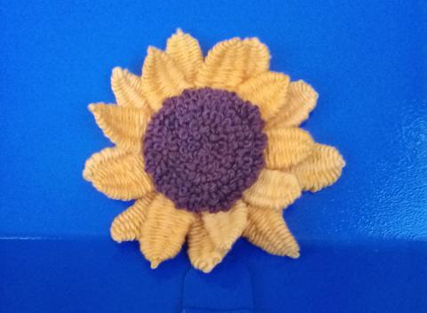 Embroidered Sunflower